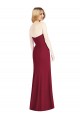 Soft Chiffon Long Sweetheart Desert Rose Trumpet Bridesmaid Dress Plymouth