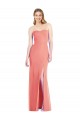Soft Chiffon Long Sweetheart Desert Rose Trumpet Bridesmaid Dress Plymouth