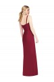 Soft Chiffon Long Spaghetti Straps Mermaid Bridesmaid Dress Plymouth