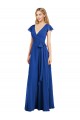 Lxue Chiffon Long V-Neck A-Line Bridesmaid Dress Plymouth