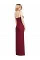 Soft Chiffon Long Spaghetti Straps Trumpet Formal Dress / Bridesmaid Dress Plymouth
