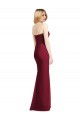 Soft Chiffon Long Sweetheart Hunter Trumpet Bridesmaid Dress Plymouth