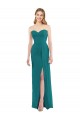 Soft Chiffon Long Sweetheart Hunter Trumpet Bridesmaid Dress Plymouth