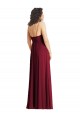 Soft Chiffon Long Spaghetti Straps Trumpet Formal Evening Gown / Bridesmaid Dress Plymouth