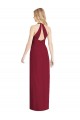 Soft Chiffon Long Halter Neck Trumpet Formal Evening Gown / Bridesmaid Dress Plymouth