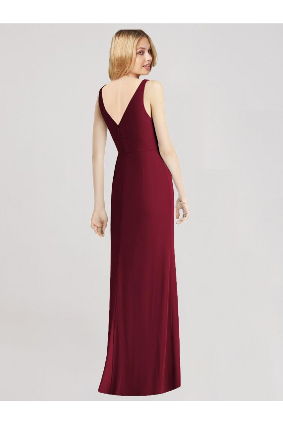 Soft Chiffon Long Sweetheart Royal Blue Mermaid Bridesmaid Dress Plymouth