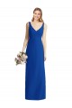 Soft Chiffon Long Sweetheart Royal Blue Mermaid Bridesmaid Dress Plymouth