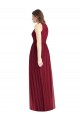 Soft Chiffon Long Halter Neck Lilac A-Line Bridesmaid Dress Plymouth