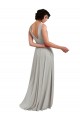 Soft Chiffon Long V-Neck A-Line Bridesmaid Dresses Plymouth