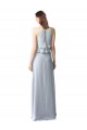 Soft Chiffon Long Halter Neck A-Line Bridesmaid Dresses Plymouth