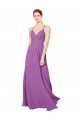 Soft Chiffon Criss Cross Back Long Sweetheart A-Line Formal Dress / Bridesmaid Dress Plymouth