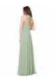 Soft Chiffon Open Back Long Sweetheart A-Line Formal Dress / Bridesmaid Dress Plymouth