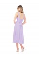 Soft Chiffon Midi Length Sweetheart A-Line High Low Bridesmaid Dress Plymouth