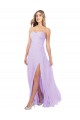 Chiffon Long Floor Length Sweetheart A-Line Bridesmaid Dress Plymouth