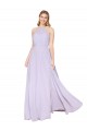 Soft Chiffon Long Halter Neck A-Line Formal Evening Gown / Prom Dress / Bridesmaid Dress Plymouth
