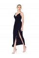 Soft Chiffon V-Back Knee Length V-Neck Mermaid Formal Evening Gown / Prom Dress / Bridesmaid Dress Plymouth