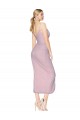 Soft Chiffon V-Back Knee Length Spaghetti Straps Mermaid High Low Evening Gown / Prom Dress / Bridesmaid Dress Plymouth