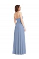 Soft Chiffon Long Strapless A-Line Semi Formal Evening Dress / Bridesmaid Dress Plymouth