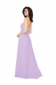 Chiffon Low Back Long Sweetheart Lilac A-Line Bridesmaid Dress / Evening Dress Plymouth