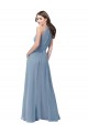 Chiffon Long Halter Neck A-Line Bridesmaid Formal Dress Plymouth