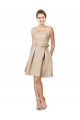 Satin & Lace Knee Length Sweetheart A-Line Bridesmaid Dress Plymouth