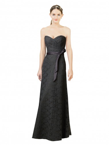 Lace Long Sweetheart Sheath Bridesmaid Dress Plymouth