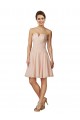 Soft Chiffon & Lace Knee Length Sweetheart A-Line Bridesmaid Dress Plymouth