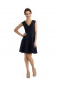 Lace Knee Length V-Neck A-Line Bridesmaid Dress / Evening Dress Plymouth