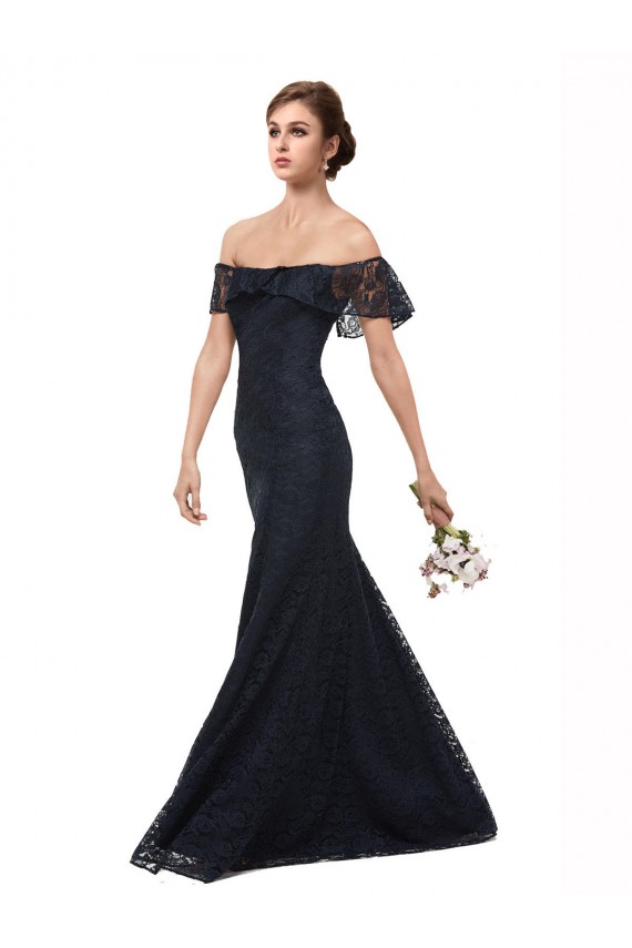 Lace Long Off the Shoulder Mermaid Prom Dress / Bridesmaid Dress Plymouth