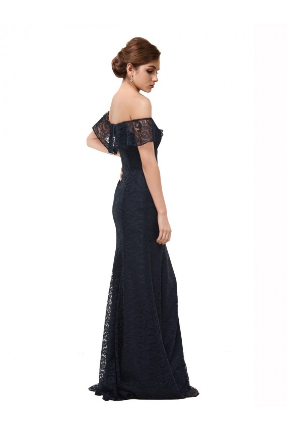 Lace Long Off the Shoulder Mermaid Prom Dress / Bridesmaid Dress Plymouth