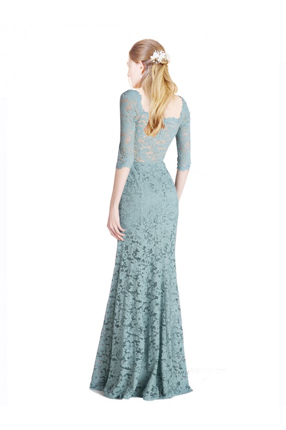 Lace Long Sweetheart A-Line Prom Dress / Bridesmaid Dress Plymouth