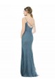 Lace Open Back Long Spaghetti Straps Sheath Bridesmaid Dress Plymouth