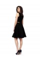 Lace Knee Length Jewel Neck A-Line Bridesmaid Dress Plymouth