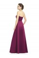 Satin Long Strapless A-Line Bridesmaid Dress Plymouth