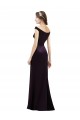 Satin Long Off the Shoulder A-Line Bridesmaid Dress Plymouth