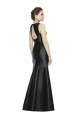 Satin Keyhole Back Long High Neck Mermaid Bridesmaid Dress Plymouth