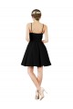 Satin Open Back Knee Length Halter Neck A-Line Bridesmaid Gown Plymouth