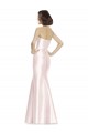 Satin Long Sweetheart Pink Mermaid Bridesmaid Dress Plymouth