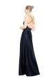Satin Long Spaghetti Straps A-Line Prom Dress / Bridal Party Dress Plymouth