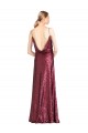 Sequin Long Halter Neck A-Line Formal Evening Gown / Prom Dress / Bridesmaid Dress Plymouth
