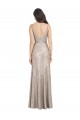 Sequin & Sparkling Sequin V-Back Long V-Neck Sheath Formal Evening Gown / Prom Dress / Bridesmaid Dress Plymouth