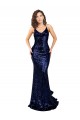 Sequin Low Back Long V-Neck Mermaid Formal Evening Gown / Prom Dress / Bridesmaid Dress Plymouth