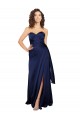 Silk like Satin Long Sweetheart A-Line Formal Evening Gown / Prom Dress / Bridesmaid Dress Plymouth