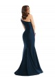 Silk like Satin Long One Shoulder Light Sky Blue Mermaid Formal Evening Gown / Prom Dress / Bridesmaid Dress Plymouth