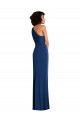 Spandex Long One Shoulder Sheath Semi Formal Evening Dress / Prom Dress / Bridesmaid Dress Plymouth
