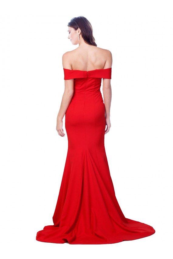 Stretch Crepe Long Sweetheart Mermaid Bridesmaid Dress / Evening Dress Plymouth