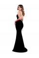 Stretch Crepe Low Back Long High Neck Mermaid Formal Dress / Bridesmaid Dress Plymouth