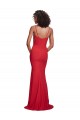 Stretch Crepe Long Spaghetti Straps Mermaid Bridesmaid Dress / Evening Dress Plymouth