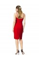 Stretch Crepe Cocktail Length Sweetheart Sheath Formal Evening Gown / Prom Dress / Bridesmaid Dress Plymouth