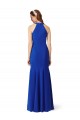 Stretch Crepe Long V-Neck Royal Blue Mermaid Formal Evening Gown / Prom Dress / Bridesmaid Dress Plymouth